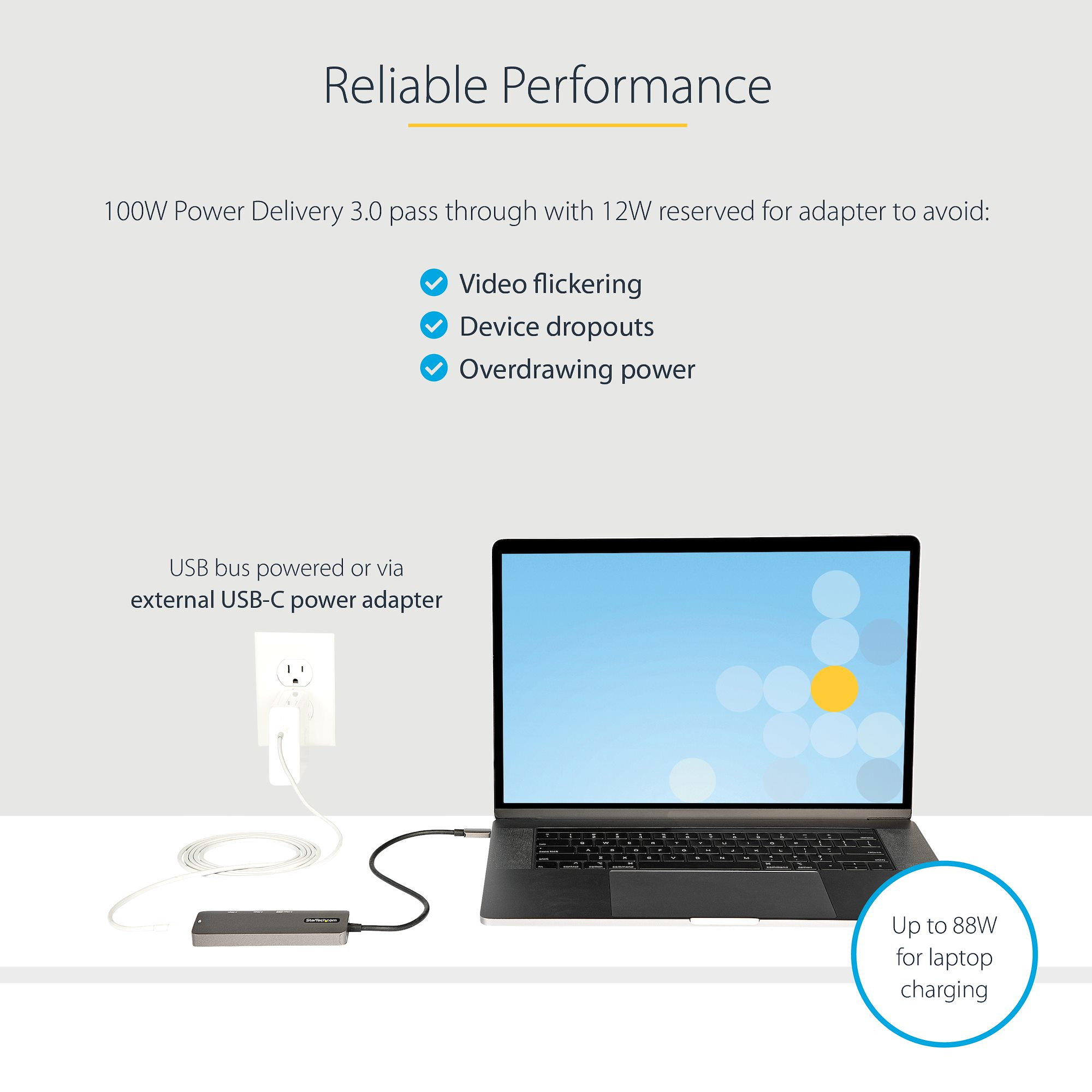 StarTech.com USB C Multiport Adapter - USB-C to HDMI 2.0b 4K – image 7