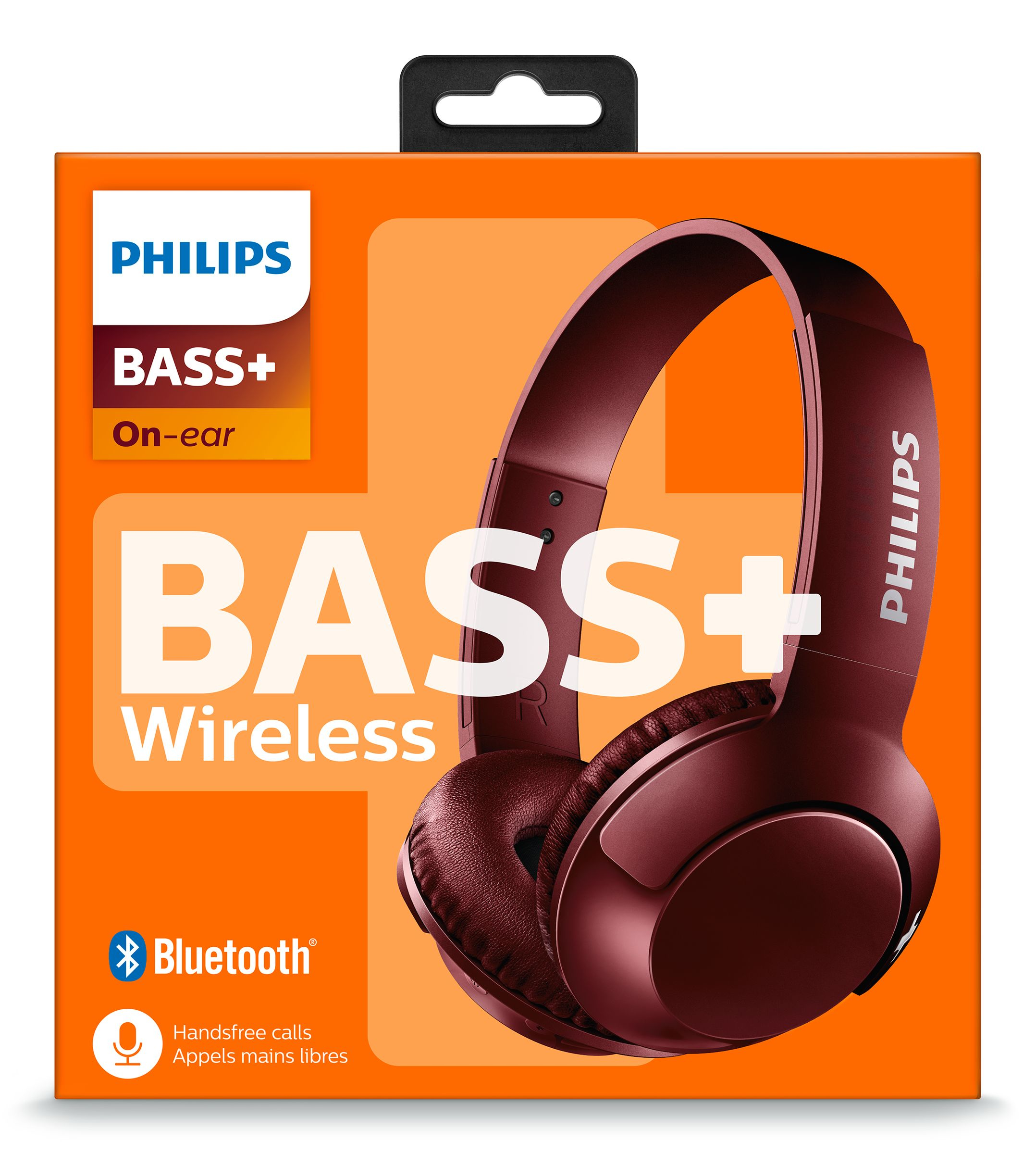Philips SHB3075RD/27 headphones/headset Wireless Head-band USB Type-A Bluetooth Red – image 2