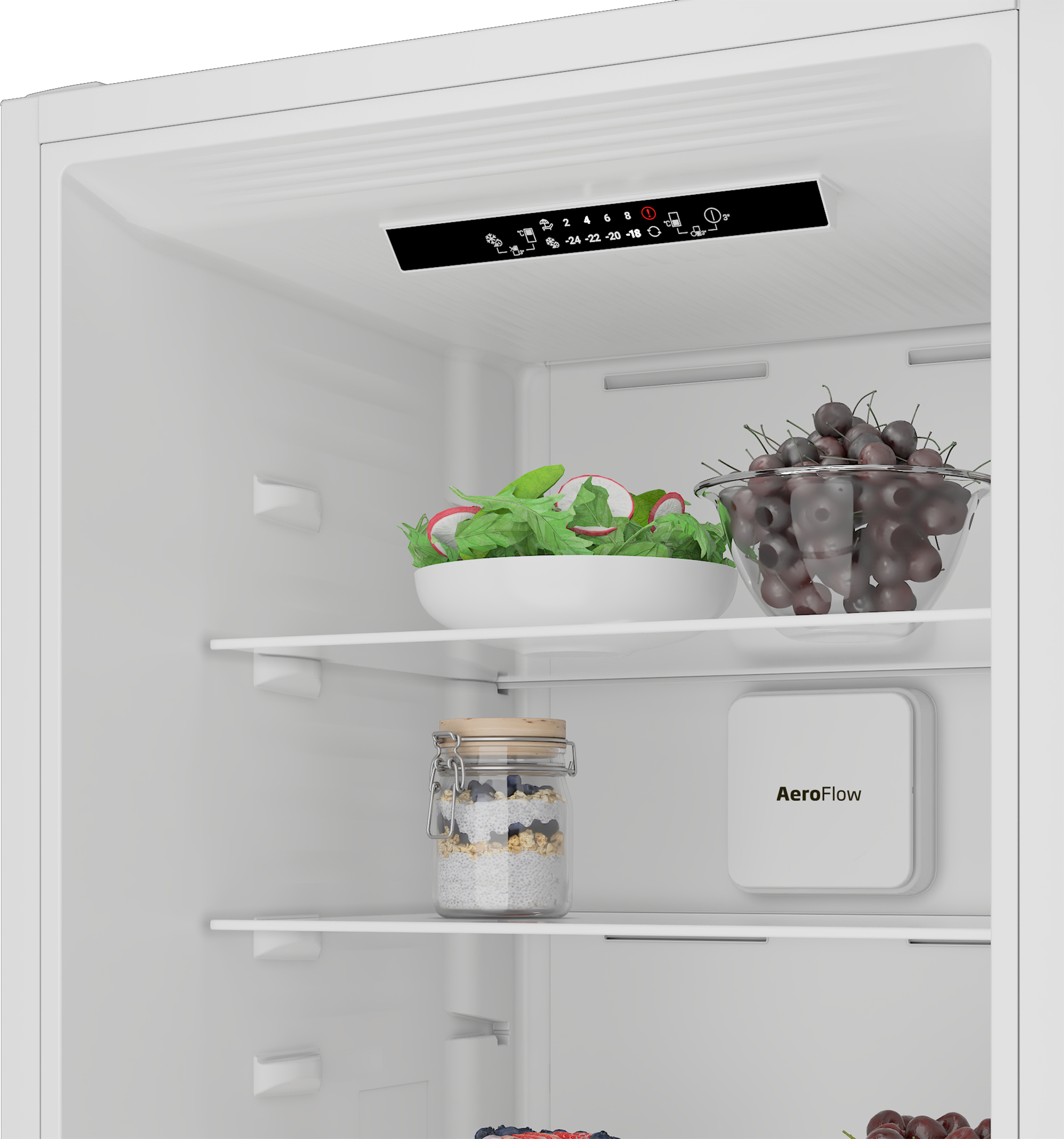 Beko CNA4686DVW Freestanding AeroFlowTM Fridge Freezer with HarvestFreshTM – image 9