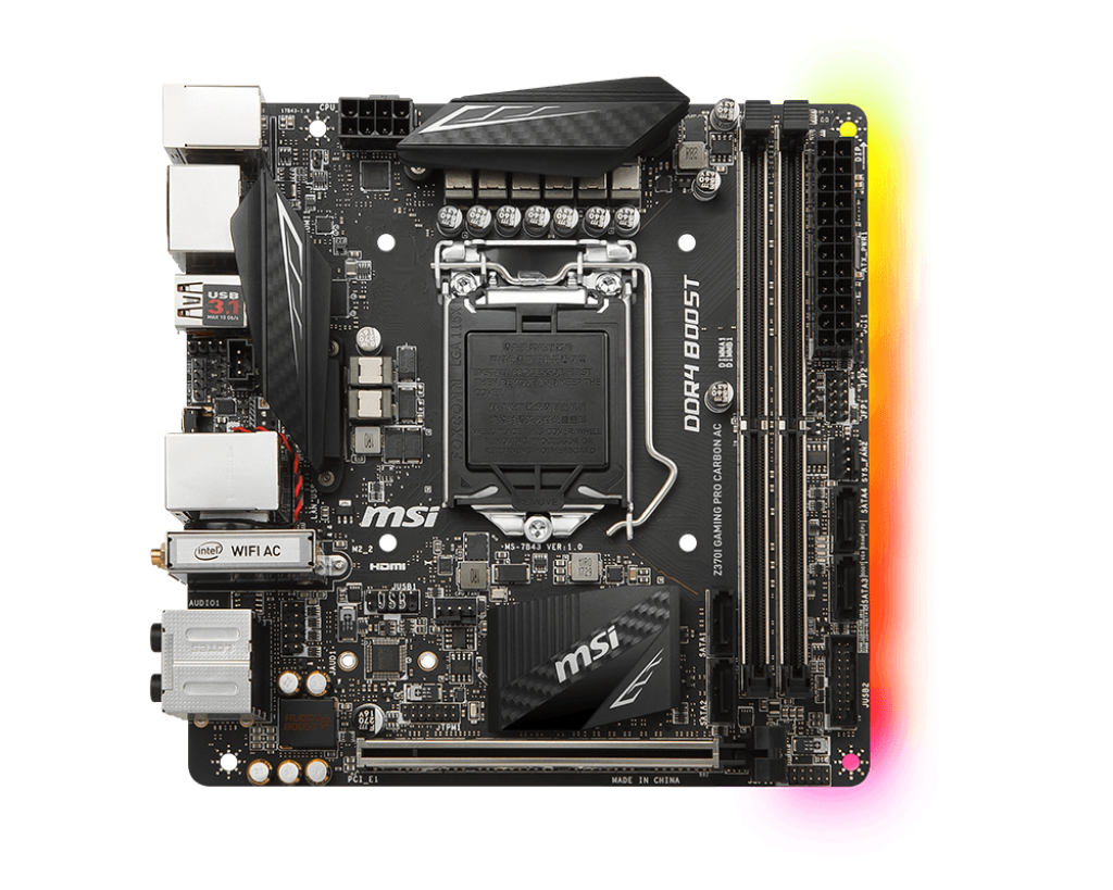 MSI Z370I GAMING PRO CARBON AC – image 4