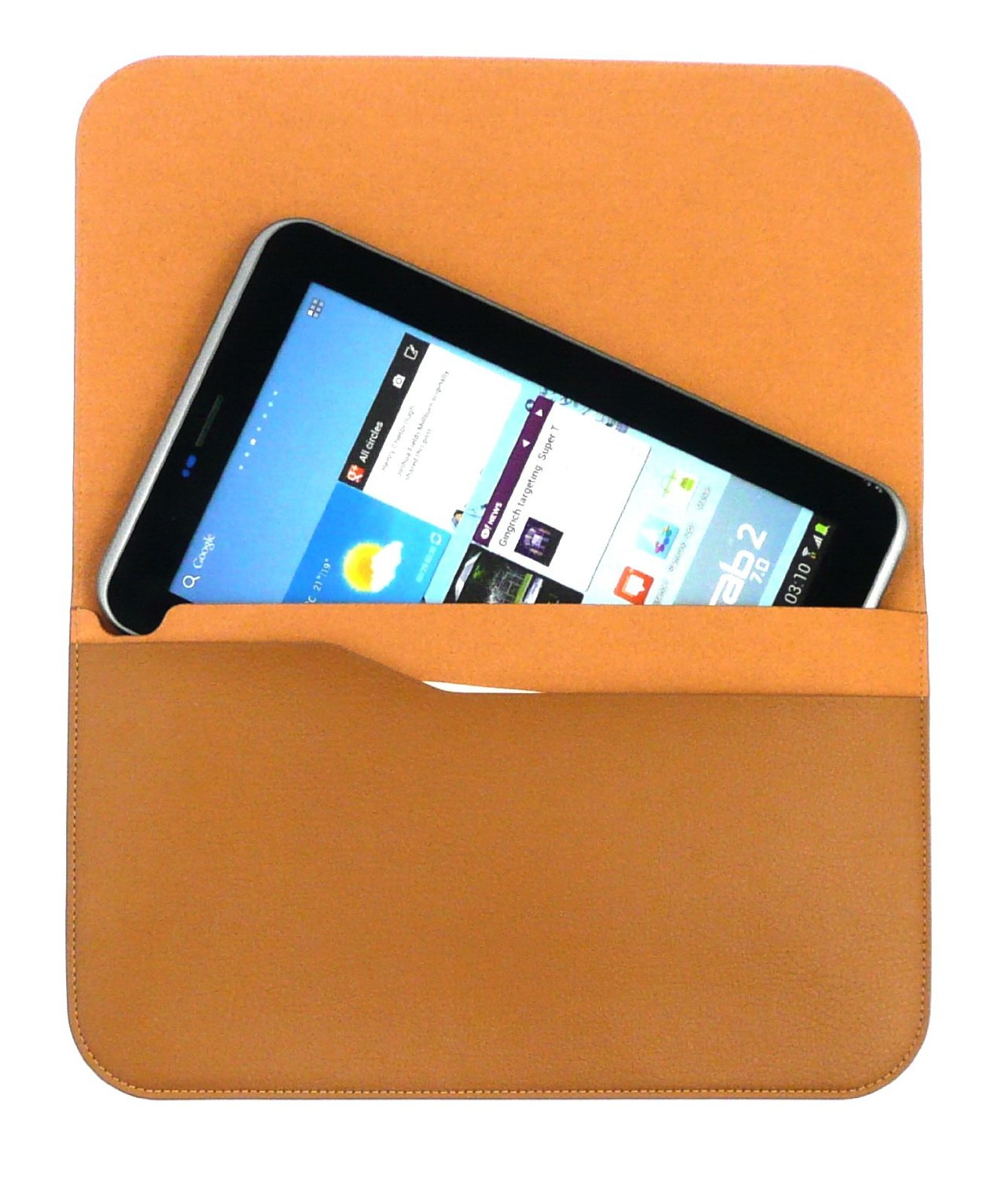 Samsung MA103149 mobile phone case Folio Brown – image 1