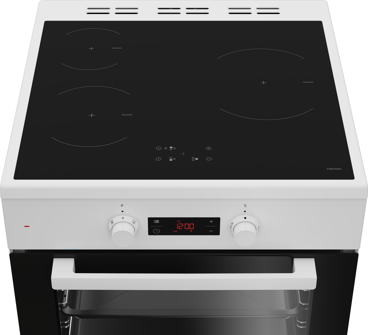 Beko FSE68302MWC cooker Freestanding cooker Electric Zone induction hob White – image 4