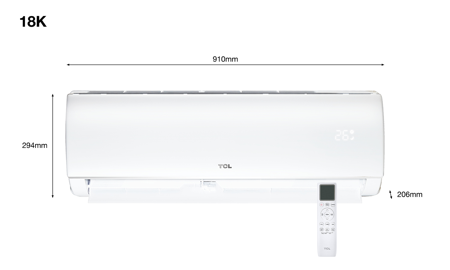 TCL Elite F1 S018F1S10T air conditioner Air conditioner indoor unit White – image 8