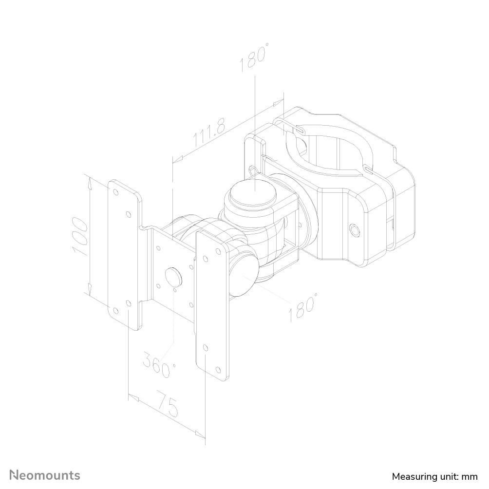 Neomounts FPMA-WP200BLACK – image 6