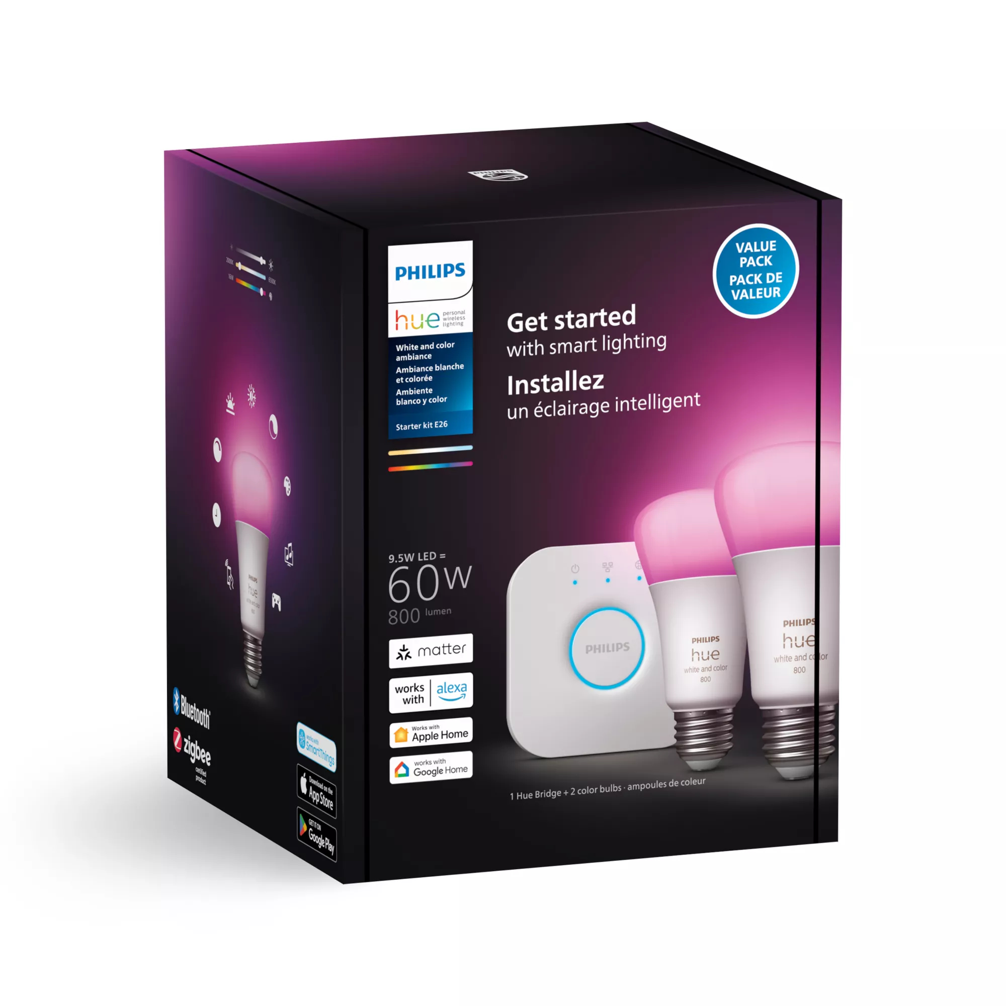 Philips by Signify Philips Hue White and colour ambience 046677562915 smart lighting Bluetooth/Zigbee – image 3
