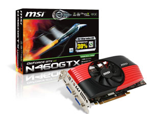 MSI V232-015R graphics card NVIDIA GeForce GTX 460
