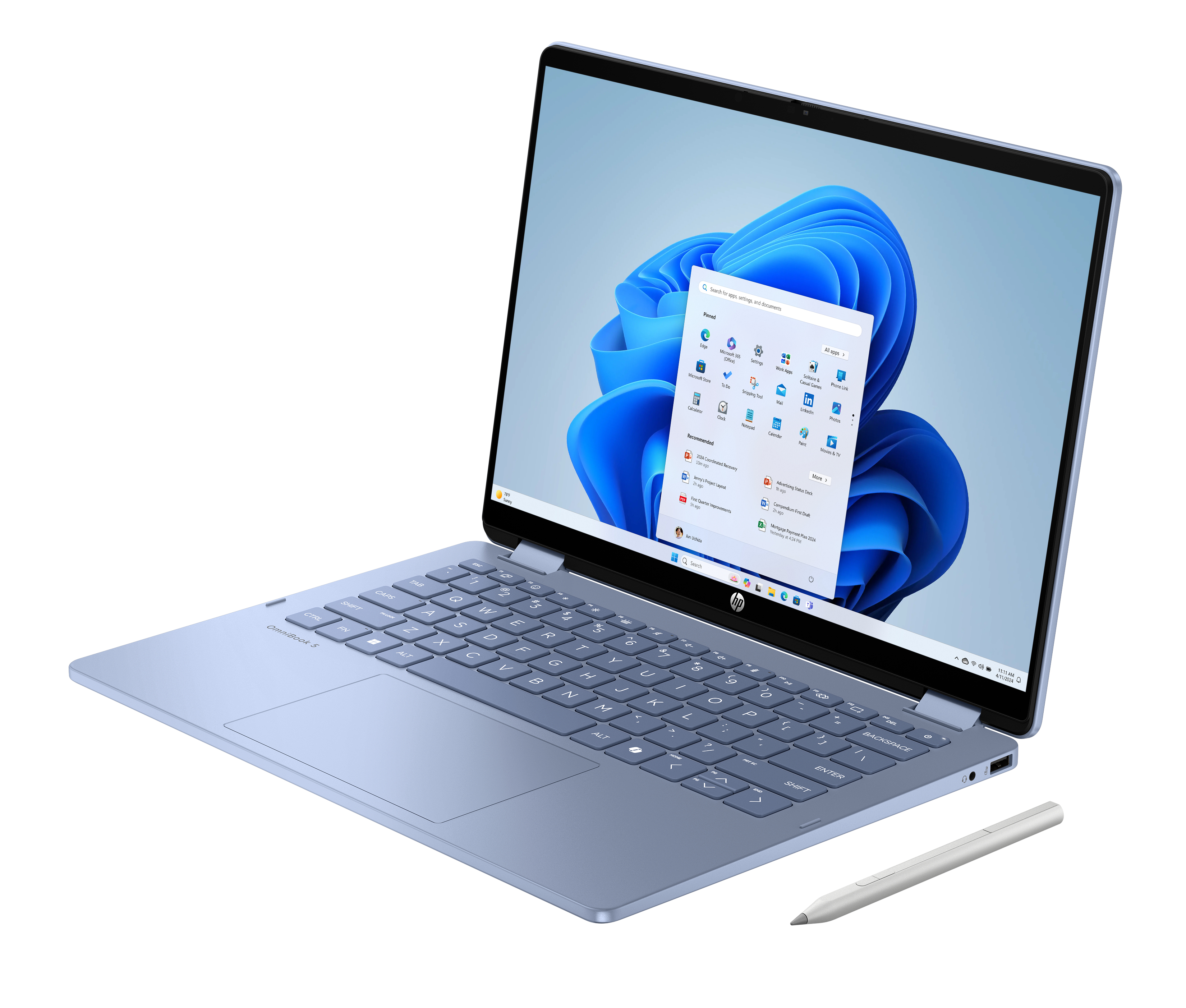 Convertible 2 en 1 - HP OmniBook 5 Flip 14-fp0006ns, 14" 2K, Intel® Core™ i5-1334U, 16 GB RAM, 512 SSD, Intel Iris Xe, Windows 11 Home, Azul - imagen 15