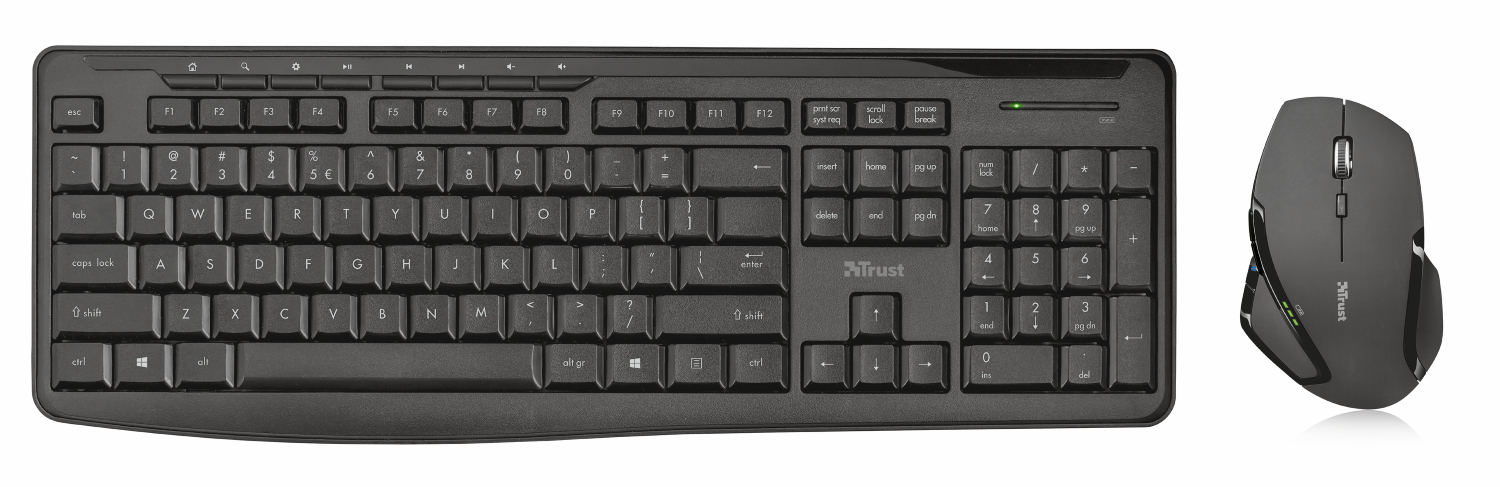 Trust Evo Silent Wireless Keyboard with Mouse IT
