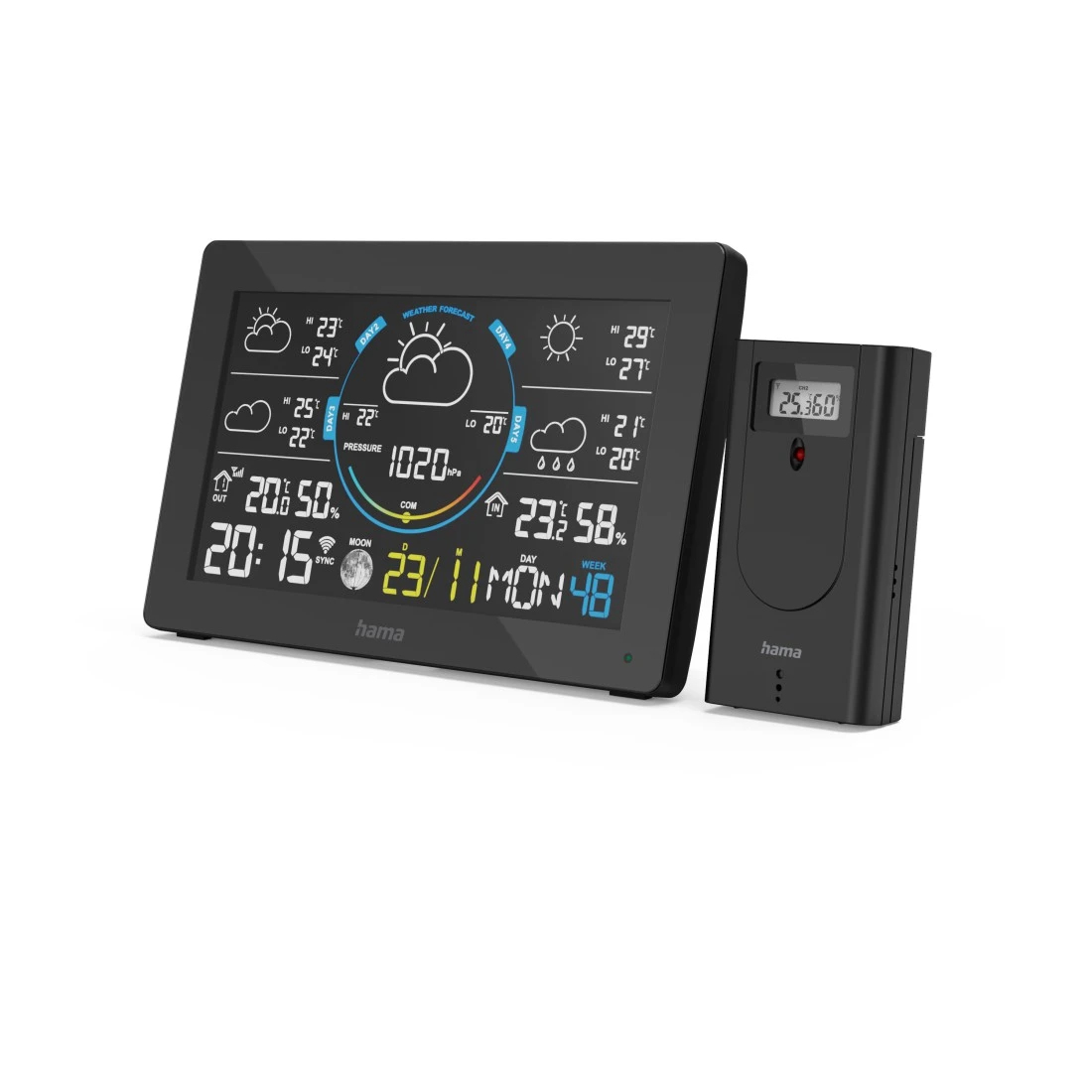 Hama 00176675 digital weather station Black DC/Battery Wi-Fi – image 3