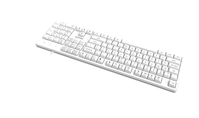 Philips 2000 series SPK6247W/93 keyboard Office USB QWERTY English White – image 3