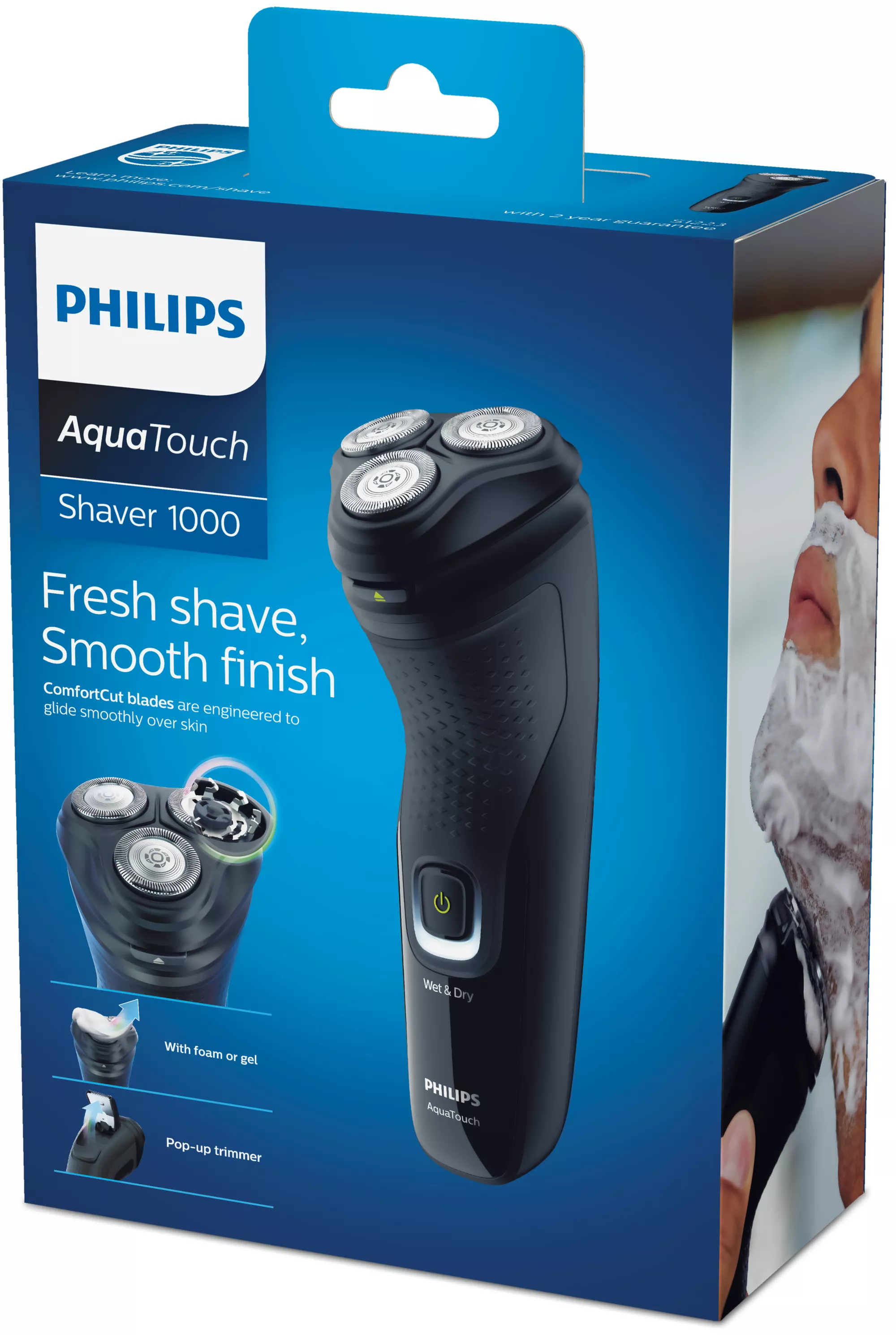 Philips 1000 series S1223/40 men's shaver Rotation shaver Trimmer Black – image 2