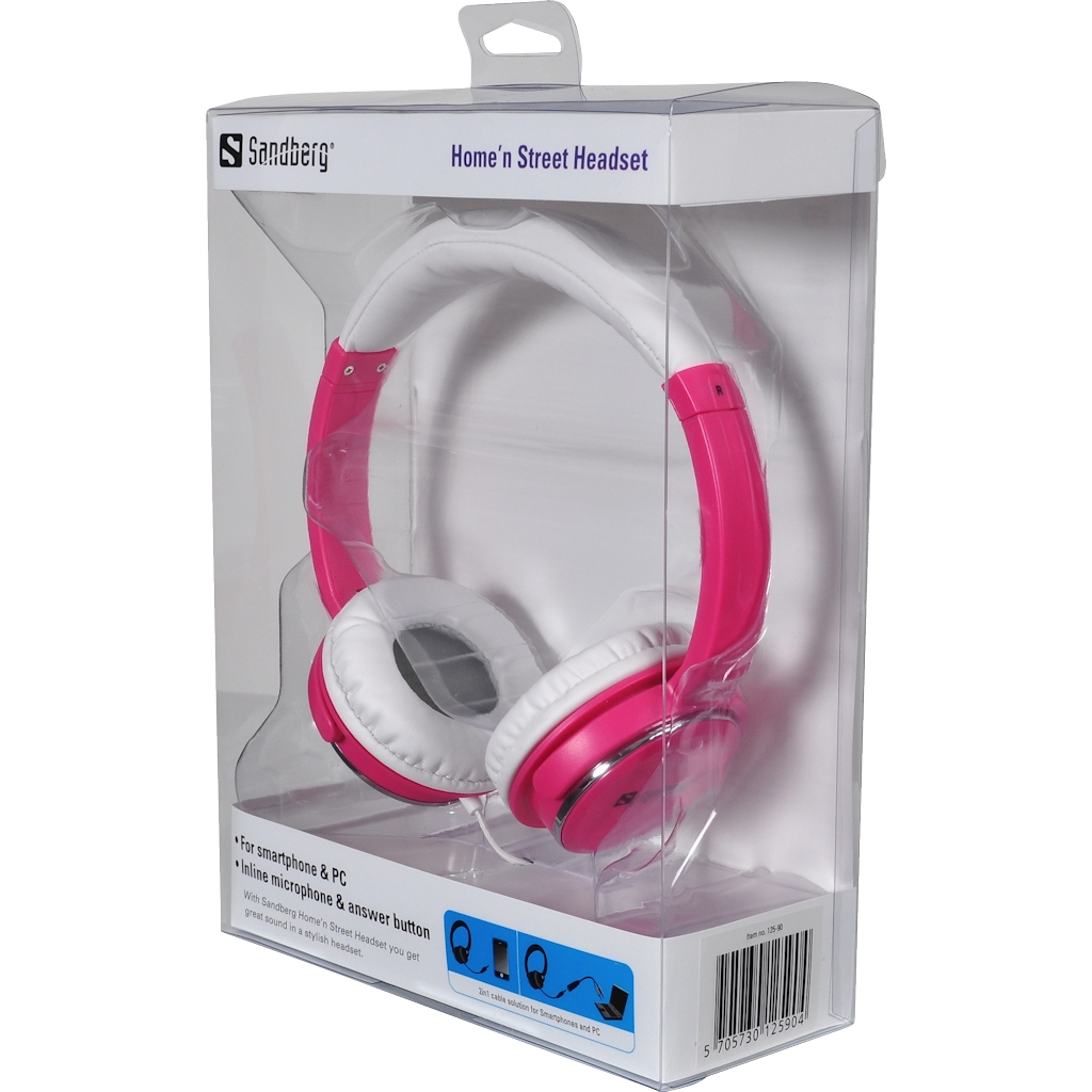 Sandberg Home'n Street Headset Pink – image 2
