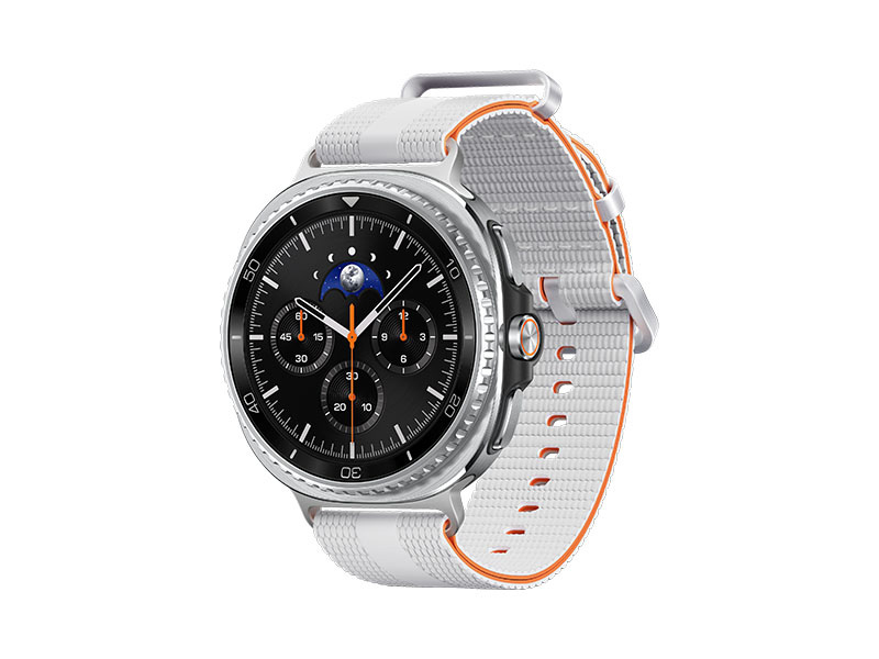 Samsung Galaxy Watch 8 Classic, Bluetooth, 46mm, Hybrid Band, Black + Athleisure Band, White, S/M – image 1