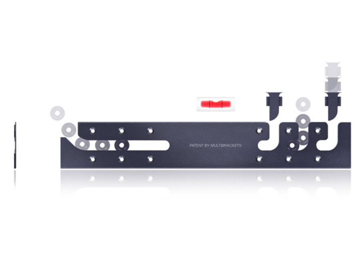 Multibrackets M VESA Wallmount Razor Thin 2/3/400 Black – image 2