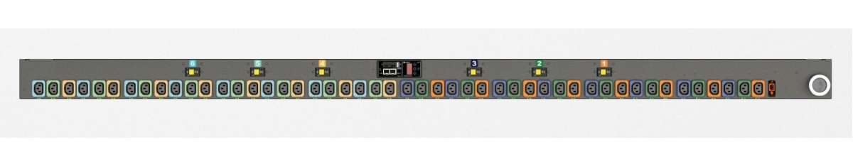 Vertiv Geist MNU3EHW1-48L138-6PS15D0A10-S-A power distribution unit (PDU) 48 AC outlet(s)