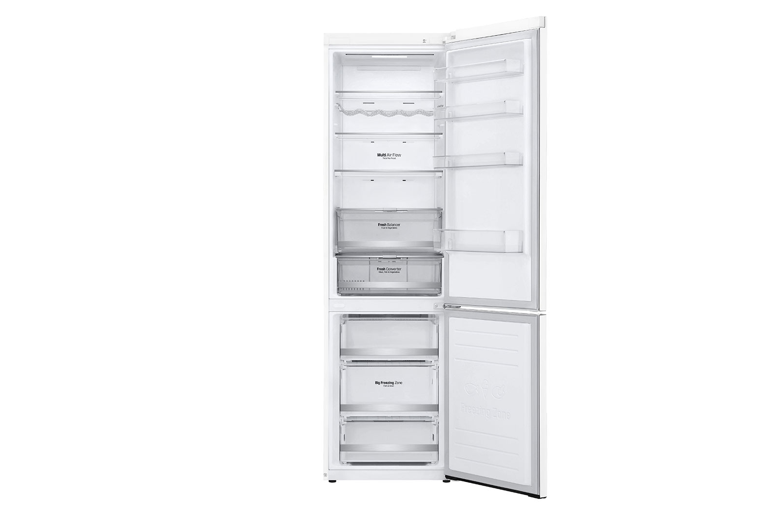 LG GBB72SWDGN fridge-freezer Freestanding – image 3