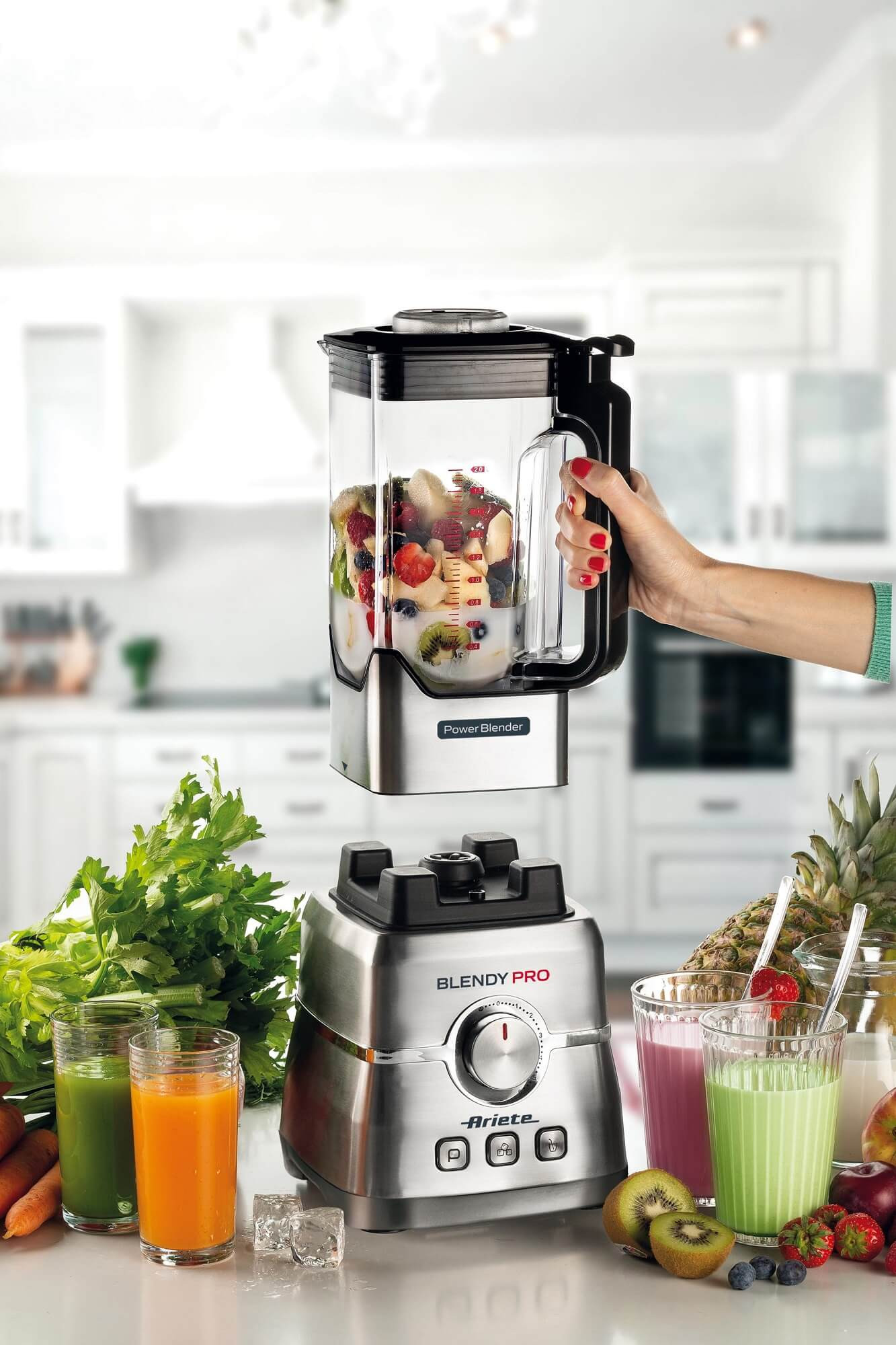 Ariete 0577/00 2 L Tabletop blender 2000 W Stainless steel – image 5