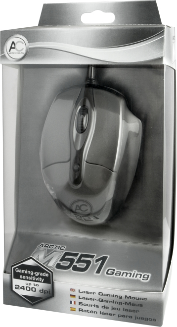 ARCTIC M551-L (White) - Wired Laser Mouse