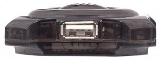 Manhattan 162272 interface hub 12 Mbit/s Black, Transparent – image 5