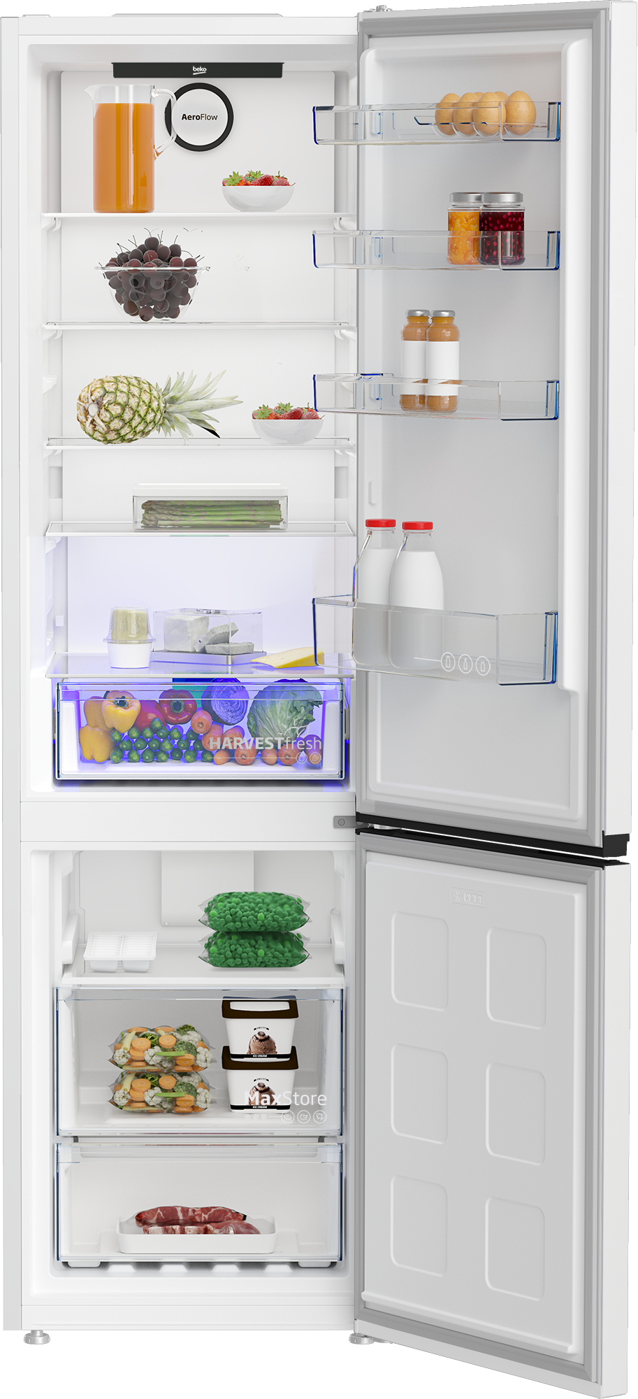 Beko B1RCNA404W fridge-freezer Freestanding – image 5