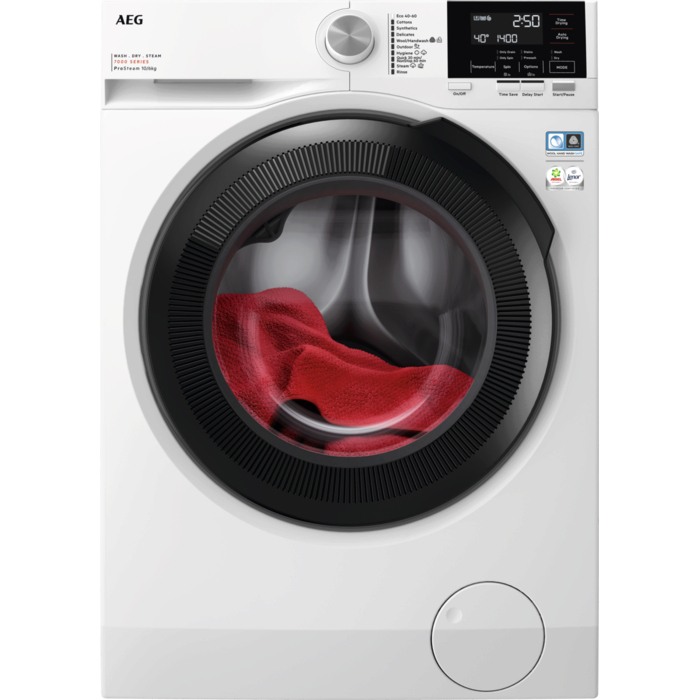 AEG Series 7000 LWR7116O4B washer dryer Freestanding Front-load White – image 1