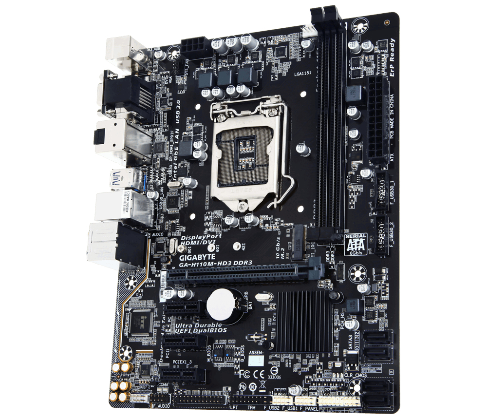 GIGABYTE GA-H110M-HD3 DDR3 – image 3