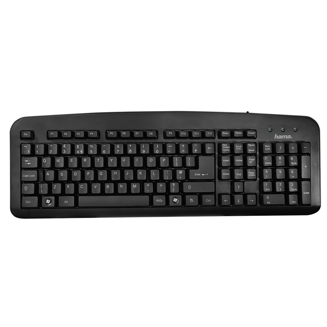 Hama 73057209 keyboard USB QWERTY English Black – image 2