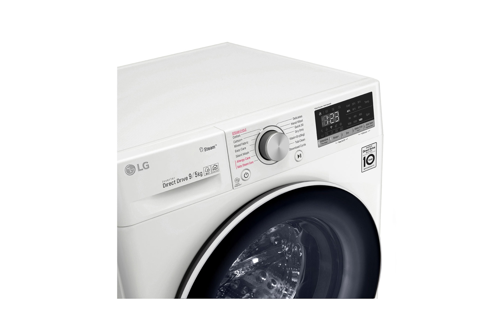 LG F4DN409S0 washer dryer Freestanding Front-load White – image 3