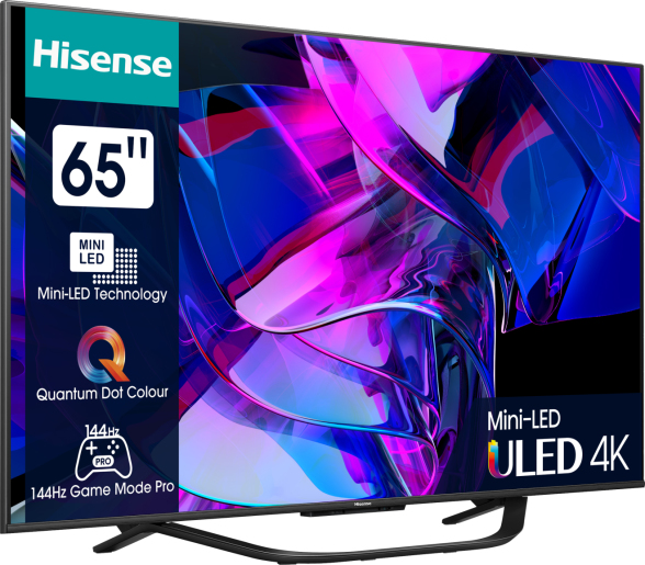 Hisense 65U7KQ 165.1 cm (65") 4K Ultra HD Smart TV Wi-Fi Black 1000 cd/m² – image 3