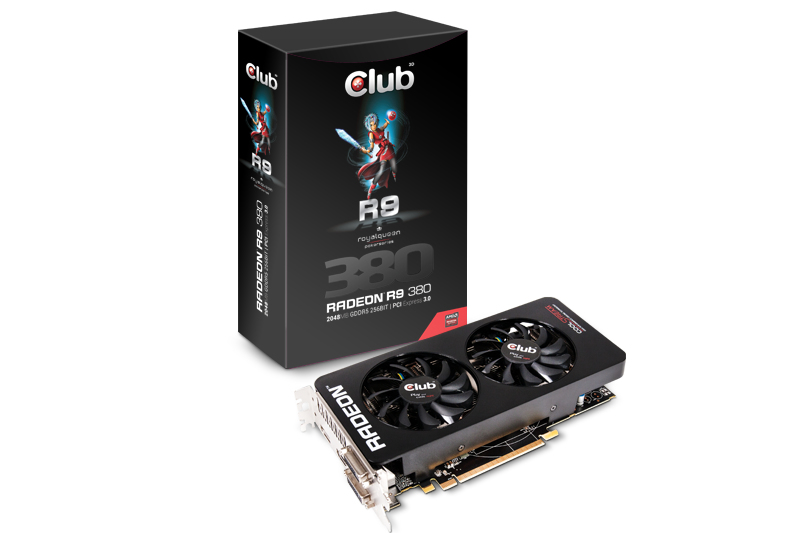 CLUB3D Radeon R9 380 2GB royalQueen OC – image 1