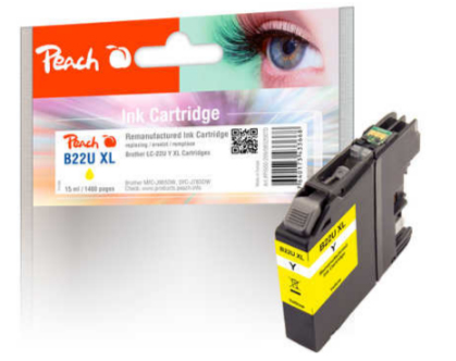 Peach 320070 ink cartridge Compatible High (XL) Yield Yellow