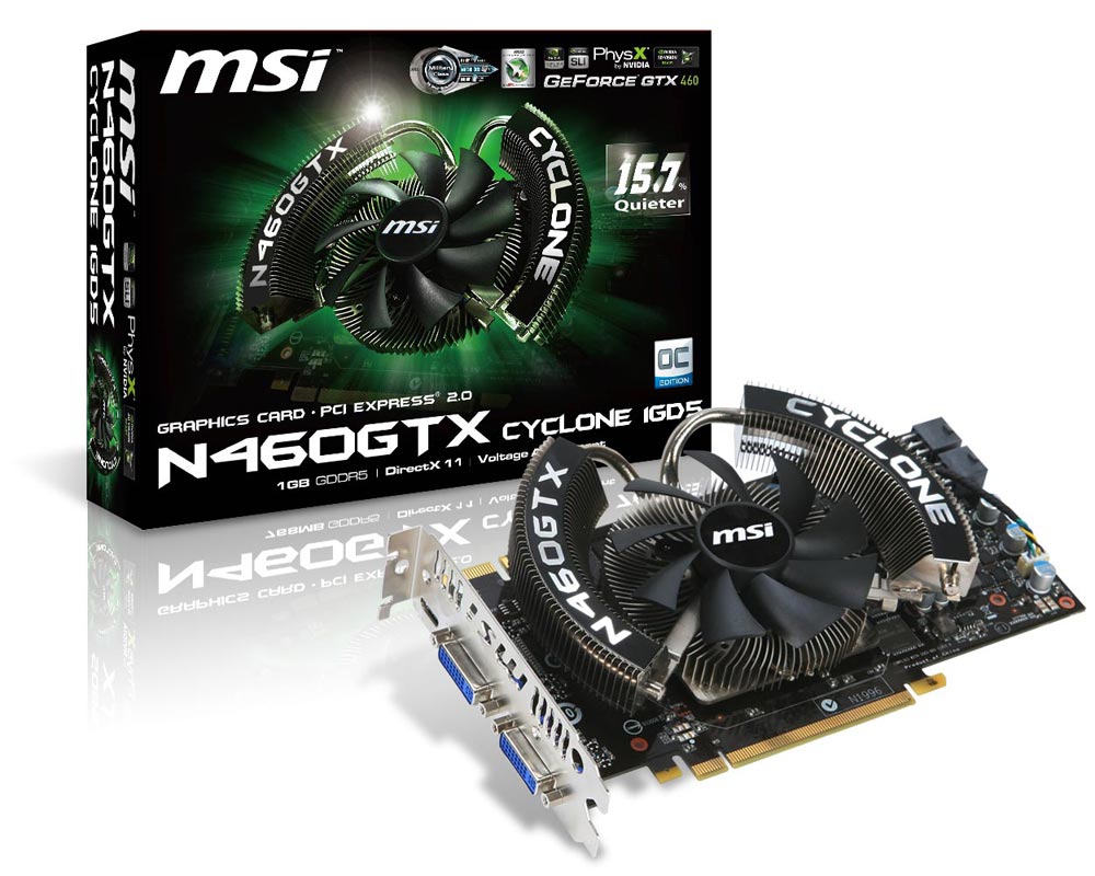 MSI N460GTX Cyclone 1GD5/OC