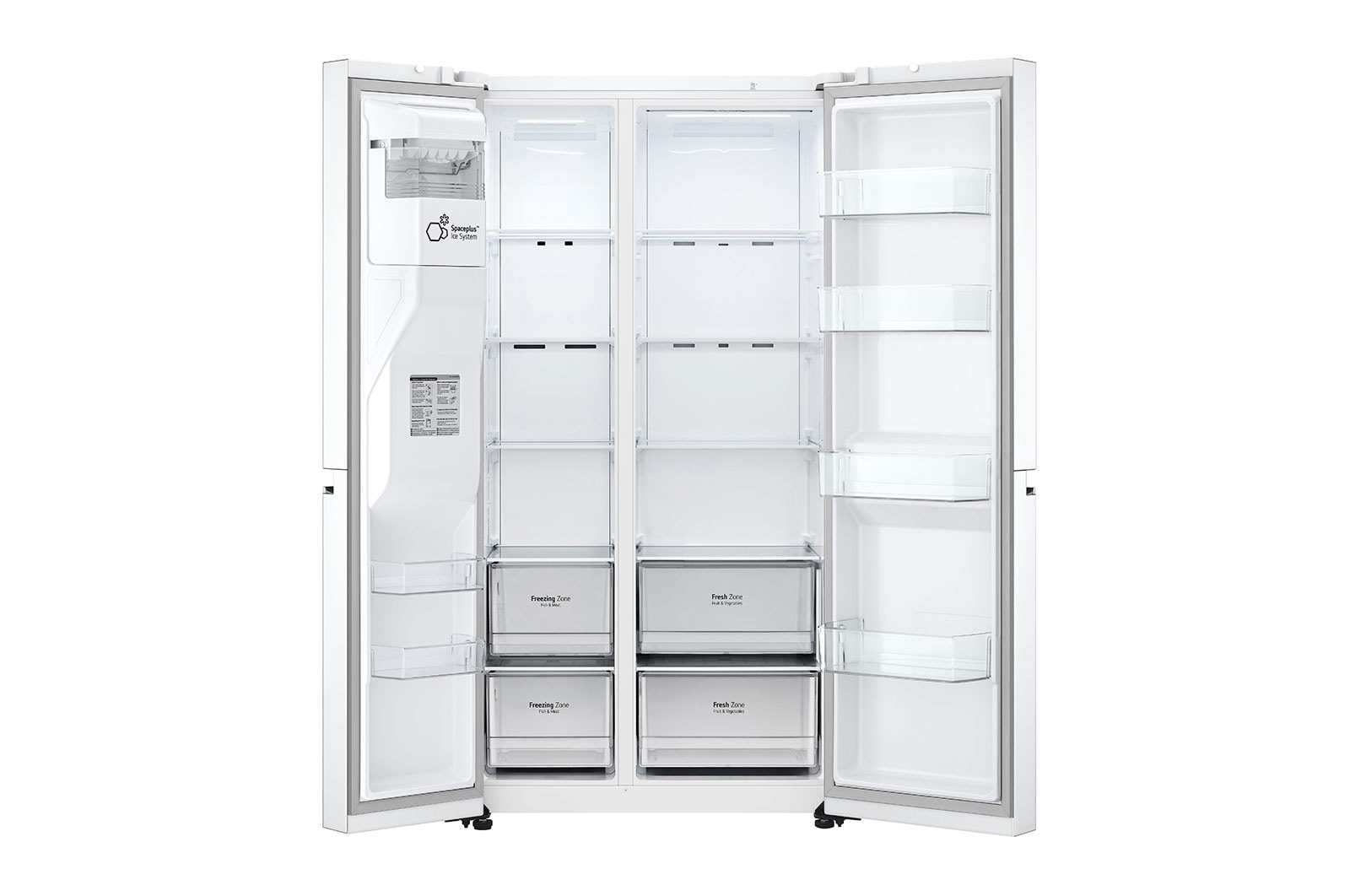 LG GSLV70SWTE side-by-side refrigerator Freestanding – image 8