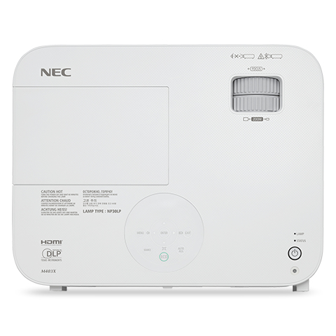 NEC NP-M403H data projector Standard throw projector 4000 ANSI lumens DLP 1080p (1920x1080) 3D White – image 2