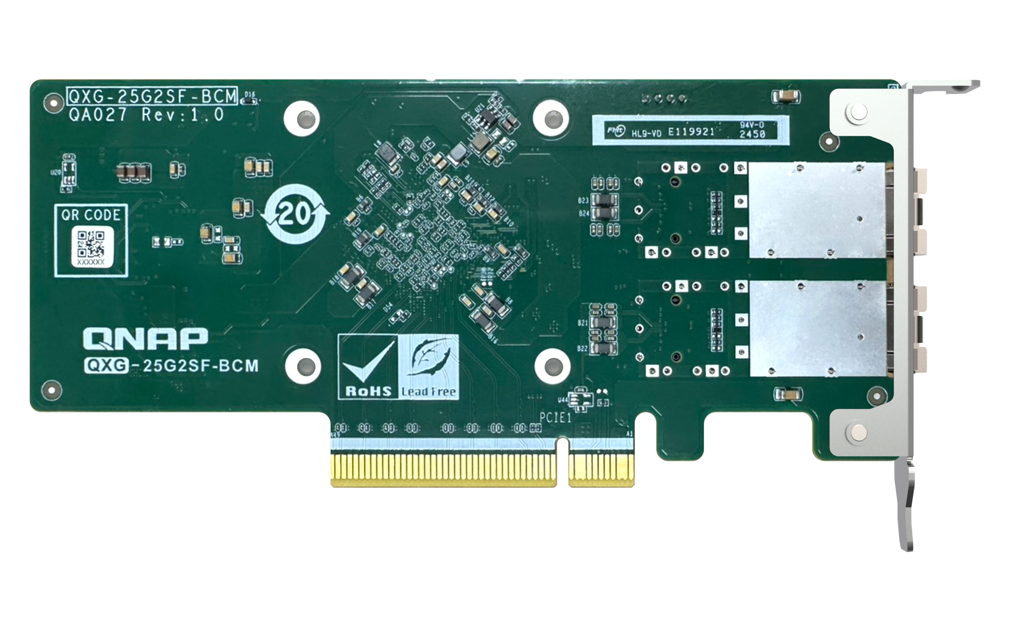 QNAP QXG-25G2SF-BCM network card Internal Fiber 25000 Mbit/s – image 2