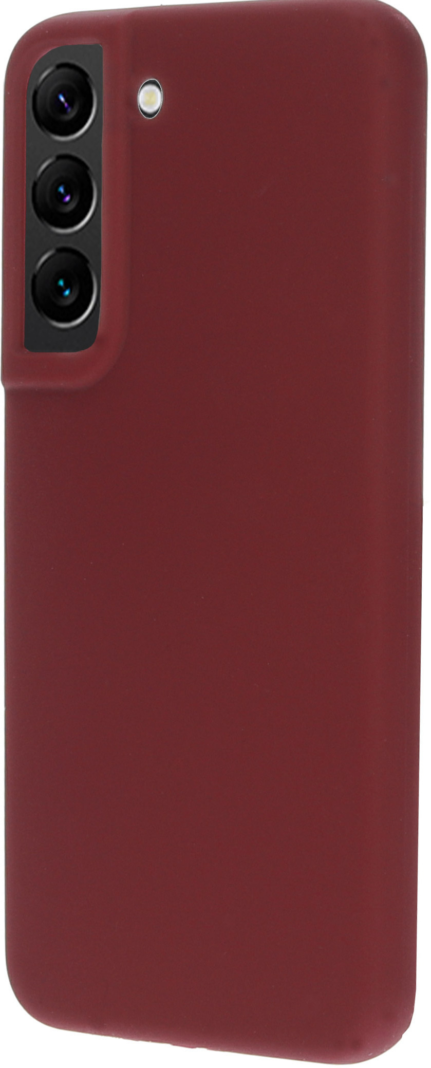 Mobiparts Silicone Cover Samsung Galaxy S22 Plum Red – image 3