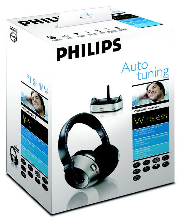 Philips SBCHC8540/30 headphones/headset Wireless Head-band Black, Silver – image 2