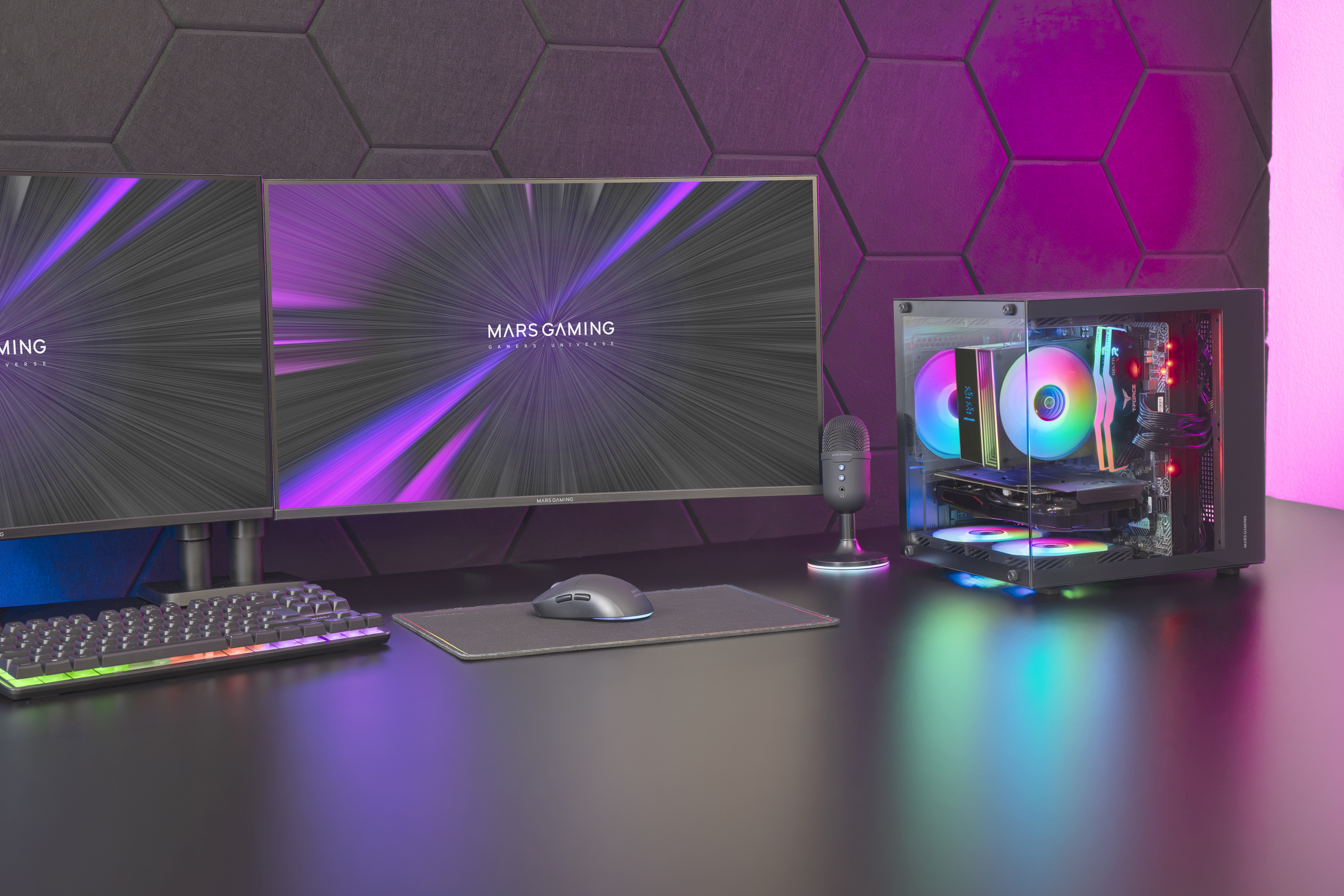 Mars Gaming MC-CUBE computer case Mini Tower Black image 11