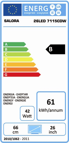 Salora 26LED7115CDW TV – image 7
