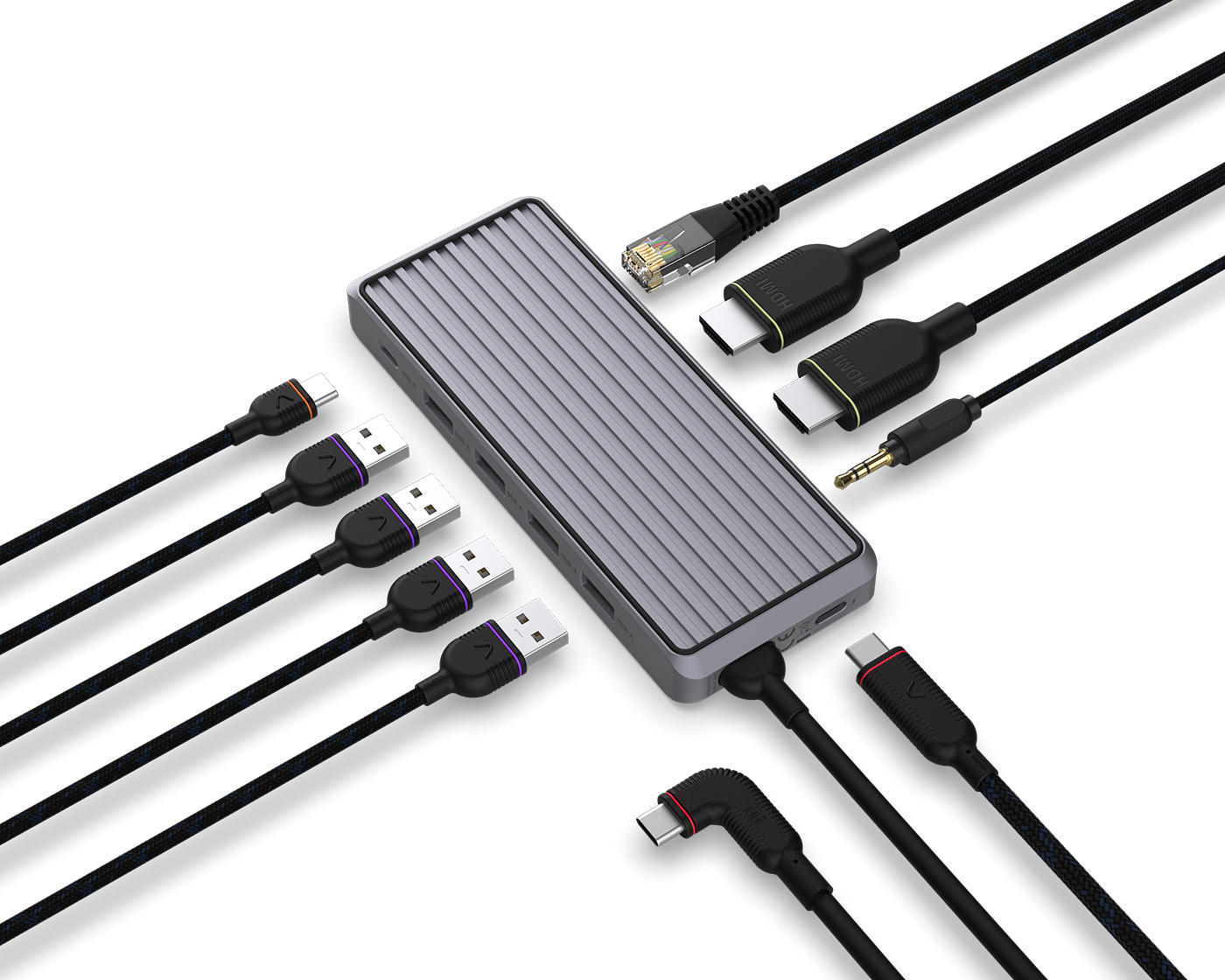Unisynk 10 Port Dual Display USB-C Hub – image 3