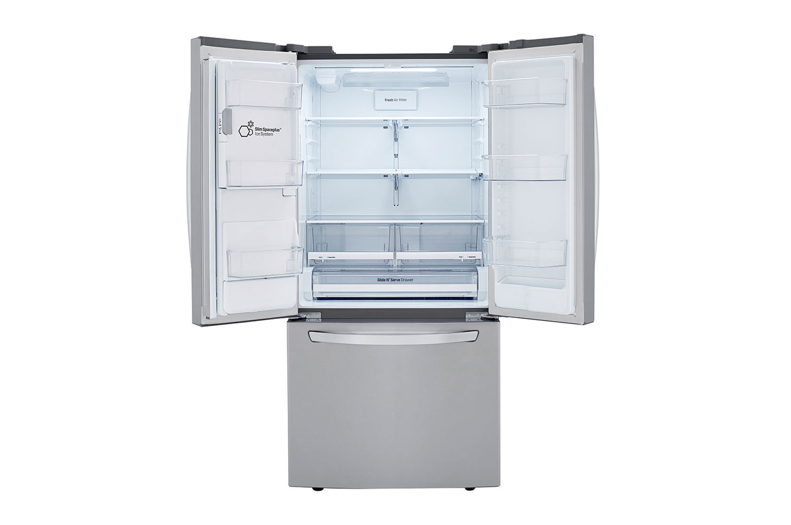 LG LRFXS2503S side-by-side refrigerator Freestanding – image 4