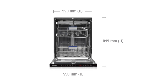 Samsung DW-BG970B dishwasher Fully built-in 14 place settings – image 2