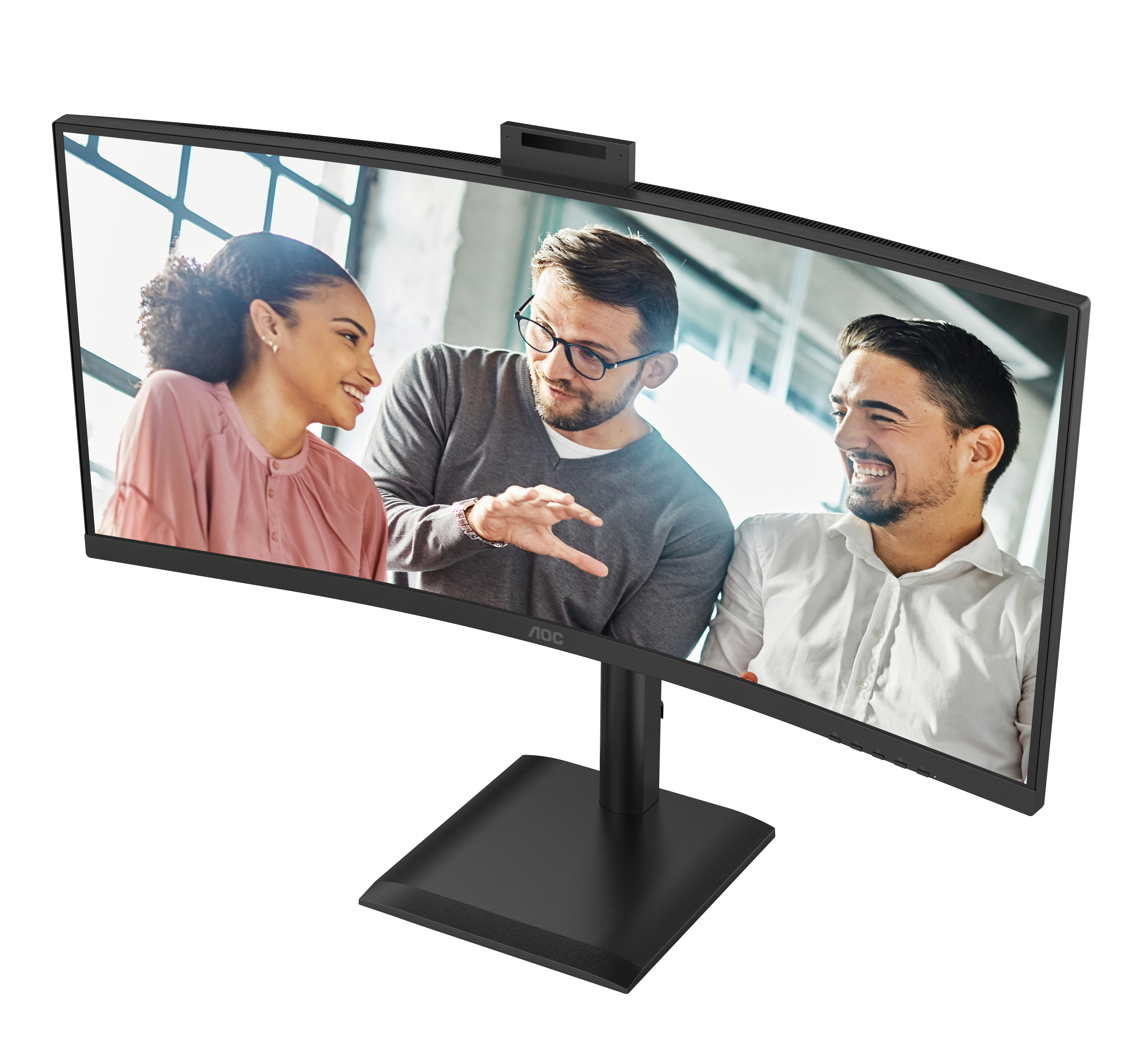 AOC E4 CU34E4CW PC lamekuvar 86,4 cm (34″) 3440 x 1440 pikslit UltraWide Quad HD LED Must