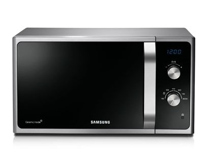 Samsung MG23F301EJW microwave Black, Silver Countertop