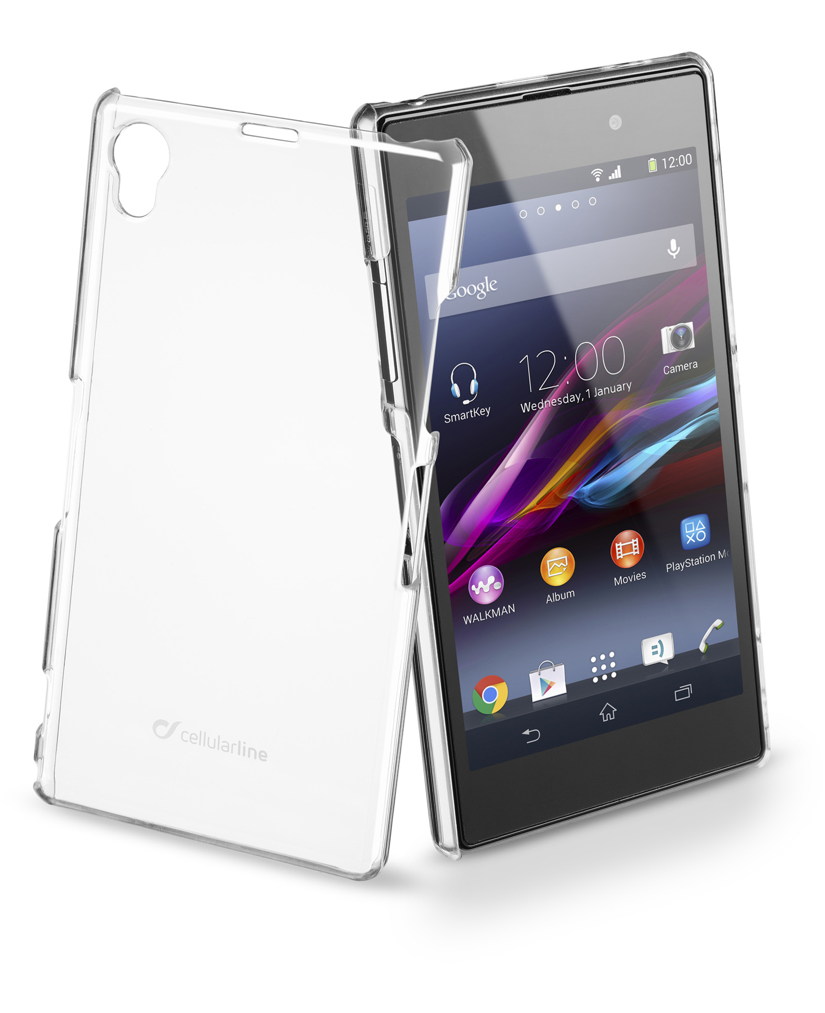Cellularline Invisible Xperia Z1- Transparent – image 1