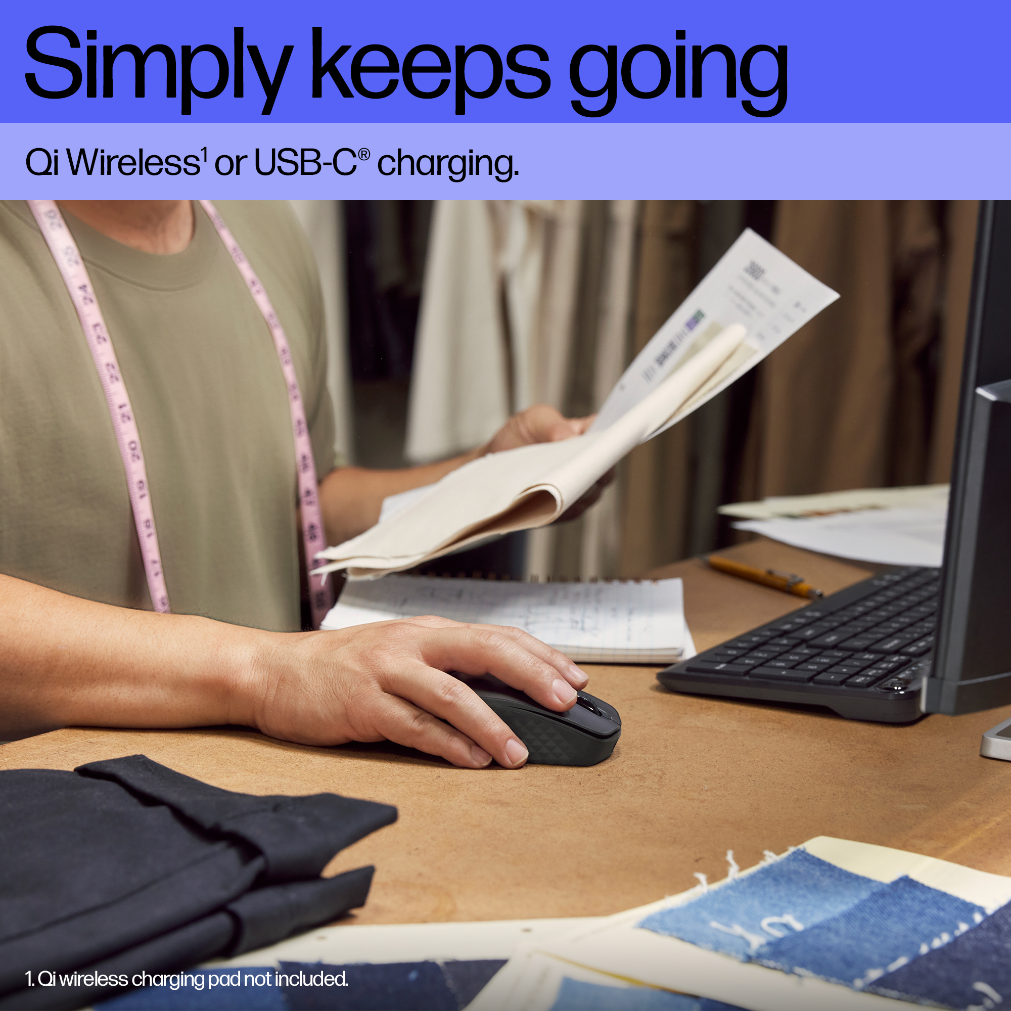 HP 695 Qi-Charging Wireless Mouse – image 5