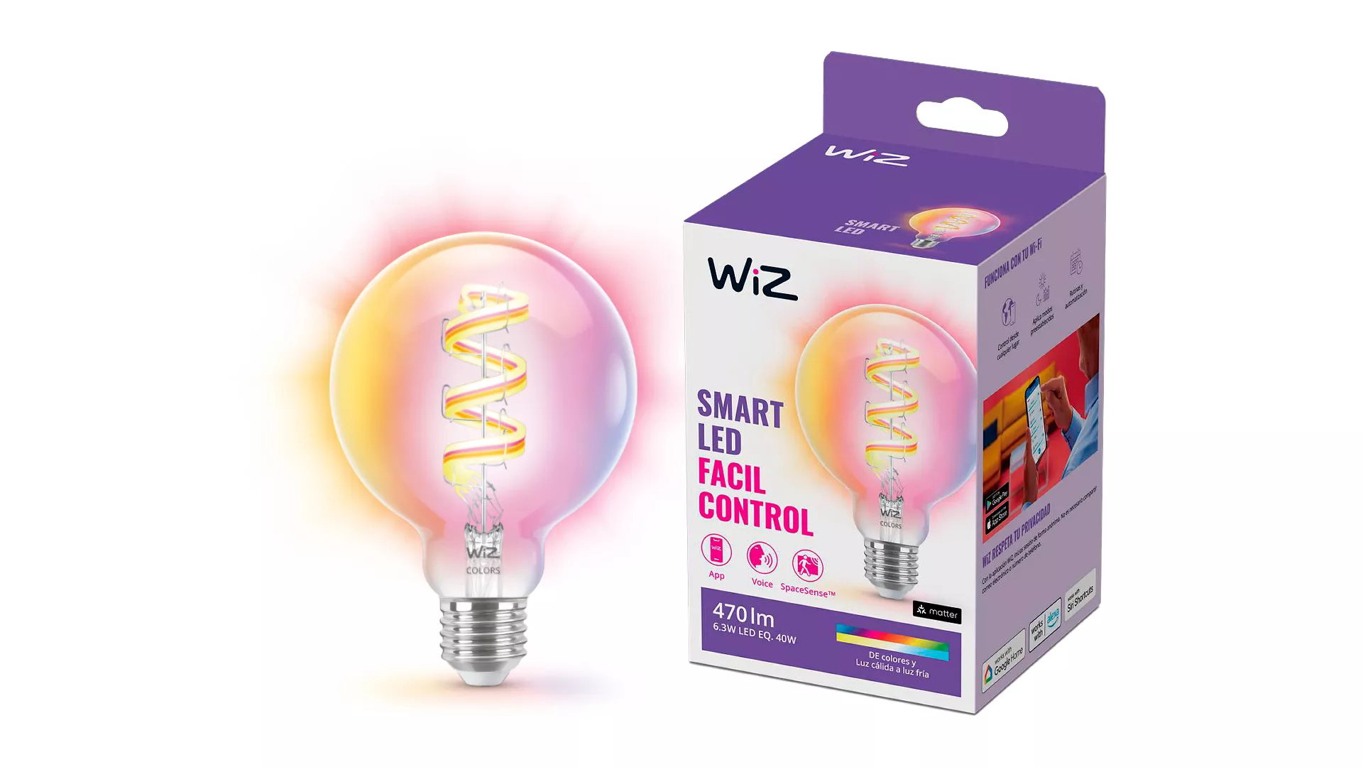 WiZ 8720169074958 smart lighting Smart bulb Wi-Fi/Bluetooth – image 2