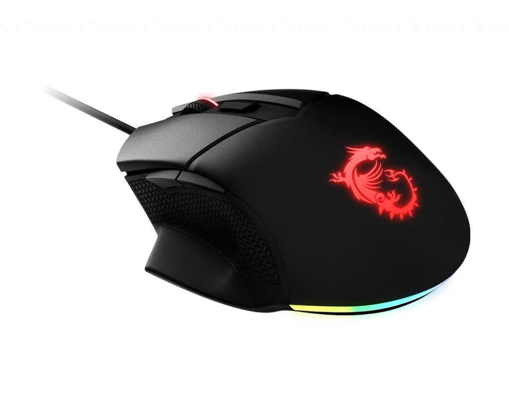 MSI CLUTCH GM20 ELITE Optical Gaming Mouse '6400 DPI Optical Sensor, 6 Programmable button, Dual-Zone RGB, Ergonomic design, OMRON Switch with 20+ Million Click – image 4