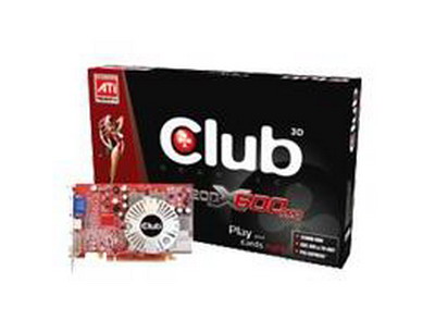 CLUB3D VGA CLUB-3D PCI-e 128Mb ATI X600PRO