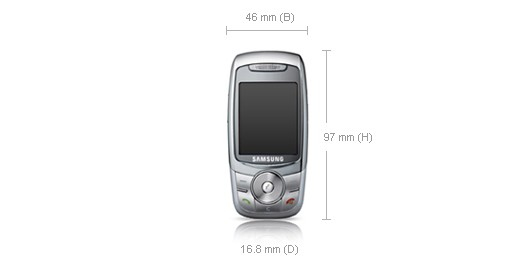 Samsung E740, Silver – image 8